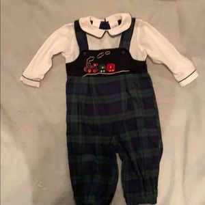 Baby boy Christmas outfit